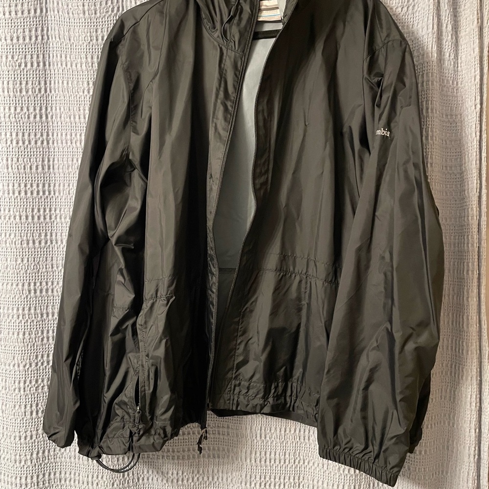 Columbia Black Windbreaker Jacket